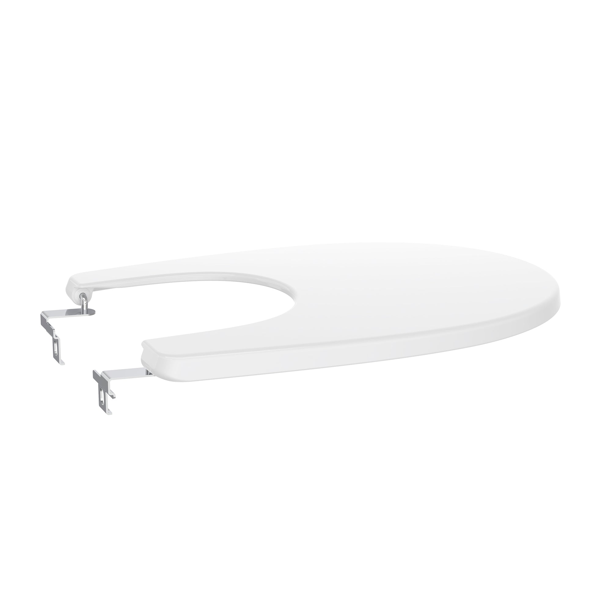 Roca Victoria Supralit bidet cover with stainless steel hinges 362(W) x 502(D) x 35(H)mm White