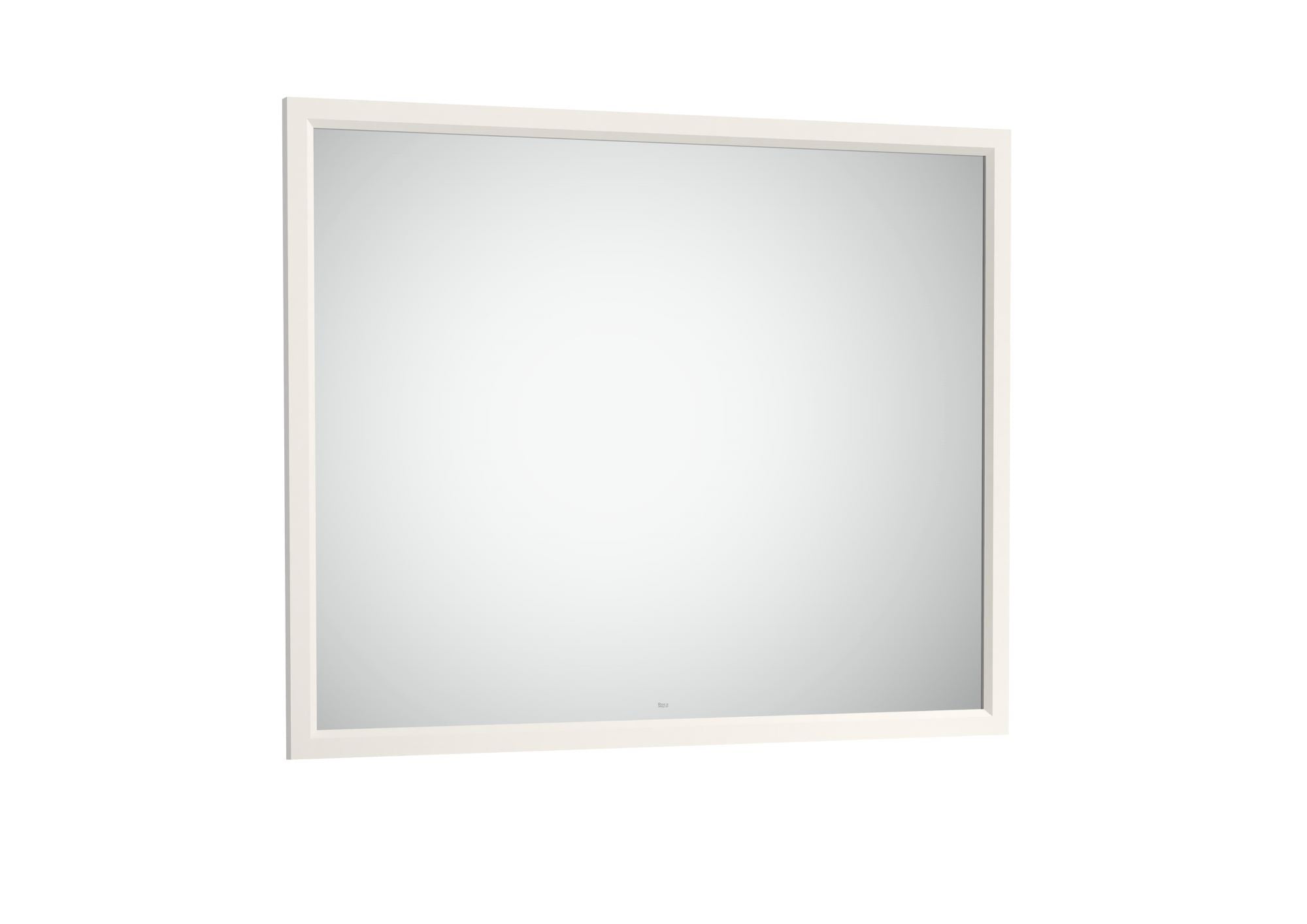Roca Romea Furniture Framed Mirror 1000 x 800mm White Satin
