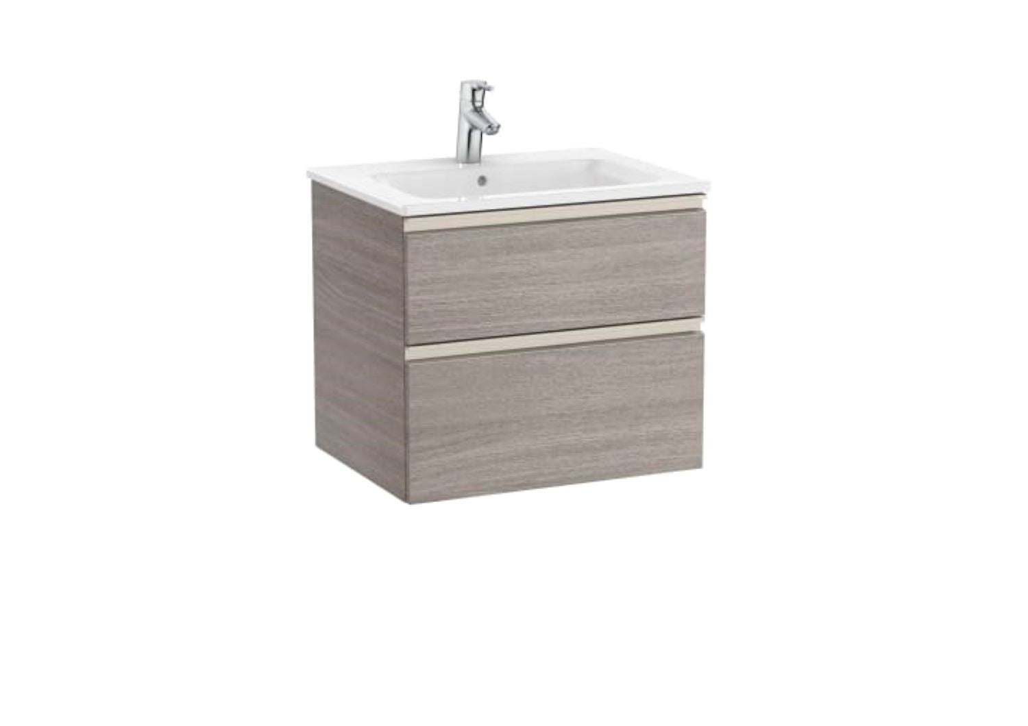 Roca Unik The Gap 2Drawer Vanity unit 600mm CITY