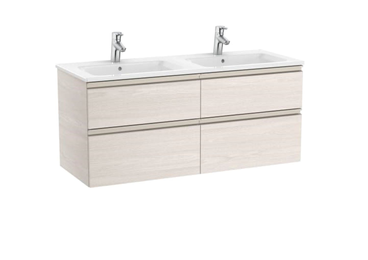 Roca Unik The Gap 2Drawer 1200Mm Nordic Ash