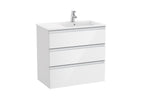 Roca Unik The Gap Vanity Unit 3Drawer Right Hand 800Mm Glwh
