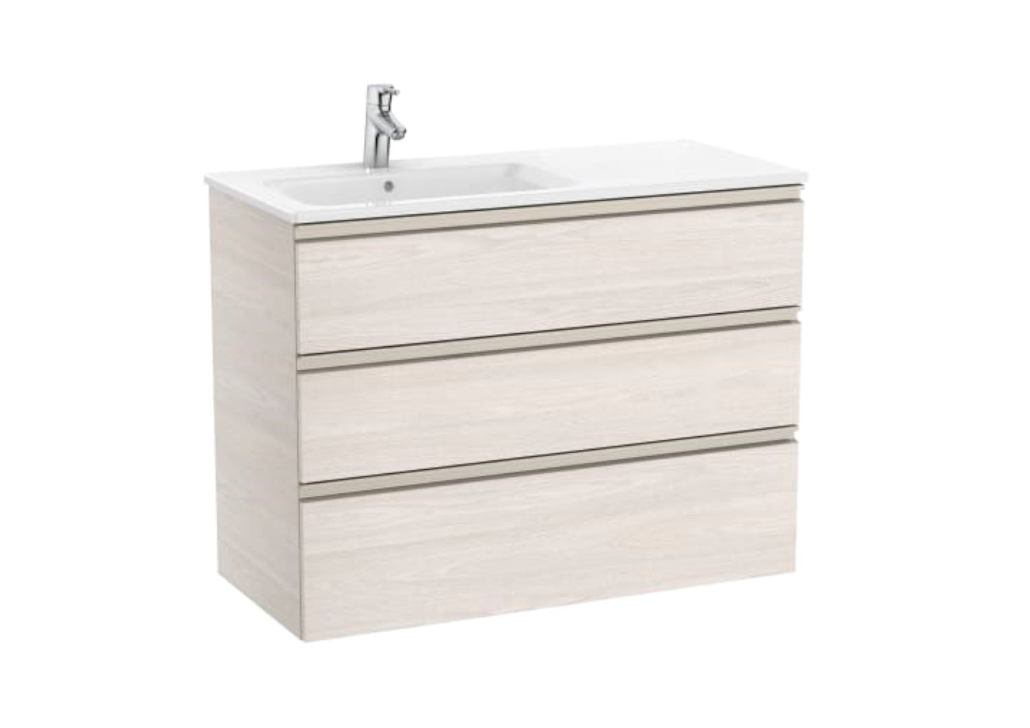 Roca Unik The Gap 3Drawer Left Hand 1000Mm Tx