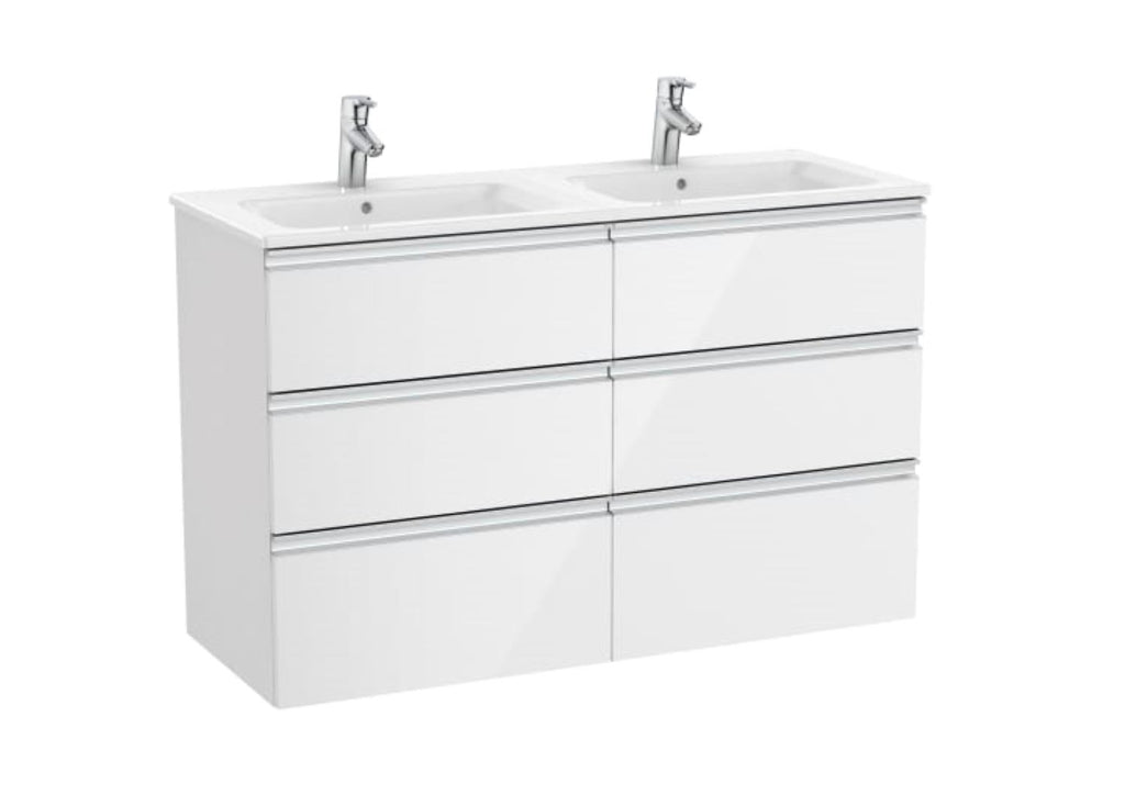 Roca Unik The Gap Vanity Unit 3Drawer 1200Mm Glwh