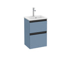Roca Unik The Gap Compact 2 Drawer Unit 500mm Matt Blue