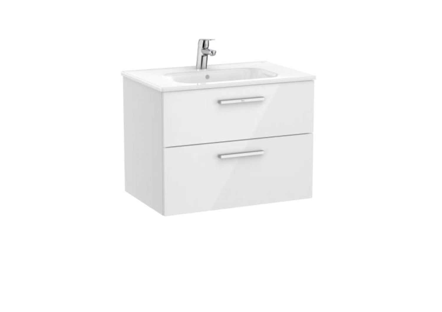 Roca Unik Victoria Basin Unit 2Drawer 700mm GLWH