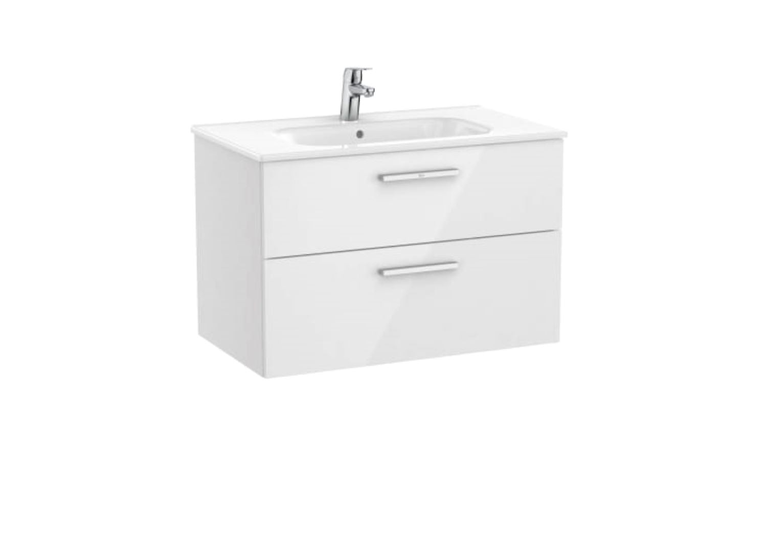 Roca Unik Victoria Basin Unit 2Drawer 800mm GLWH