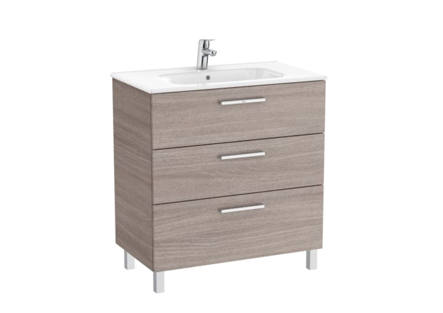 Roca Unik Victoria Basin Unit 3Drawer 800mm CITY