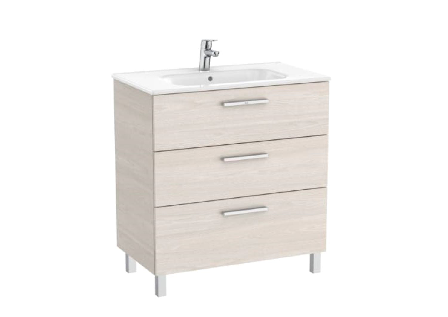 Roca Unik Victoria Basin Unit 3Drawer 800mm TXNA