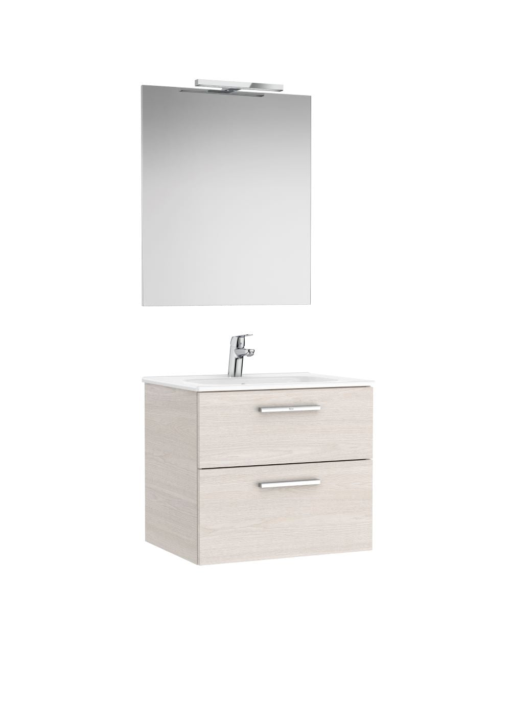 Roca Victoria 2 Drawer 600mm Nordic Ash