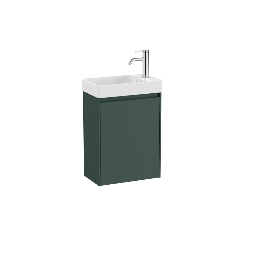 Roca Ona Unik 1 Door Vanity Unit 450mm Matt Green