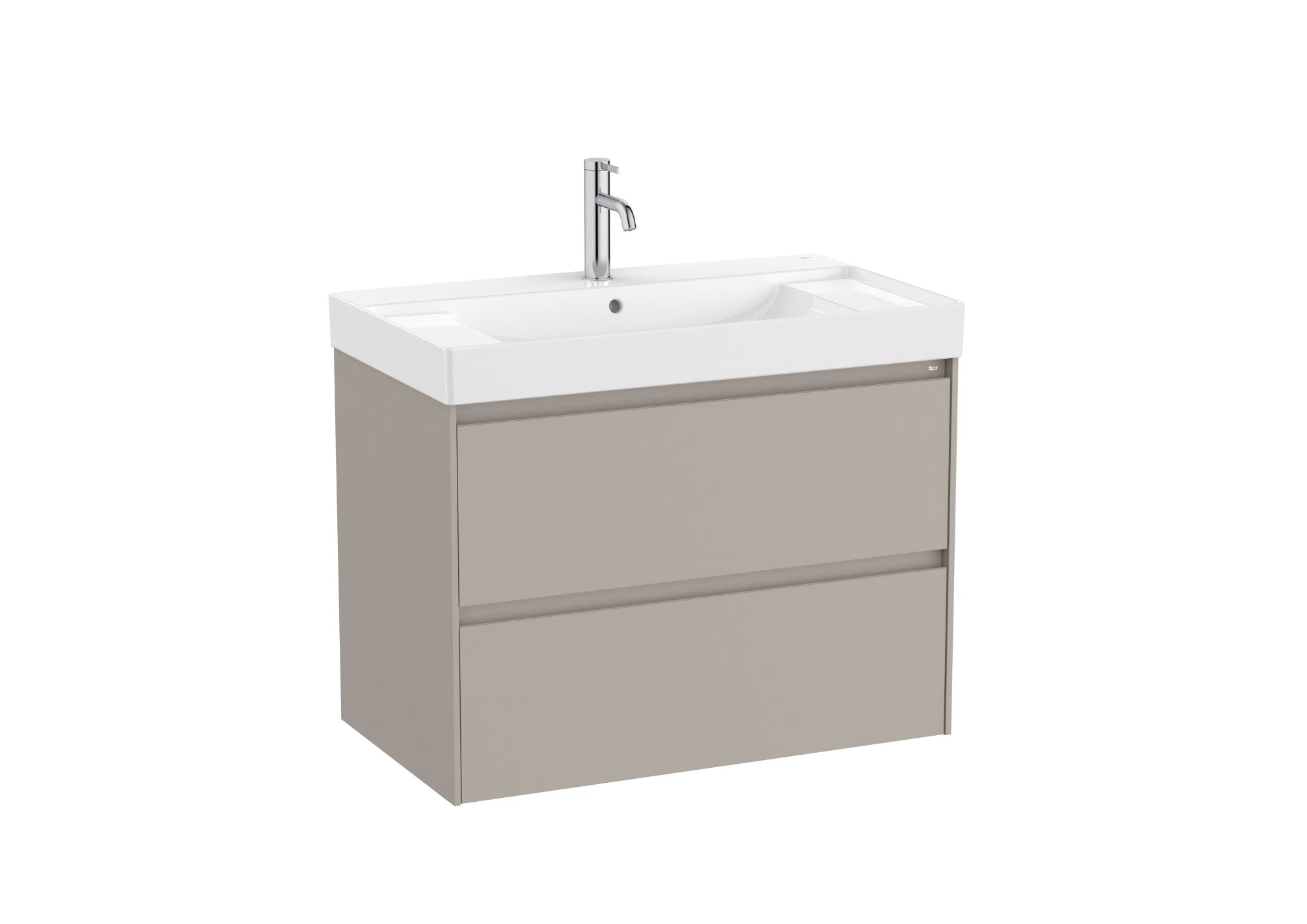 Roca Ona Unik 2 Drawer 800mm Grey Sand