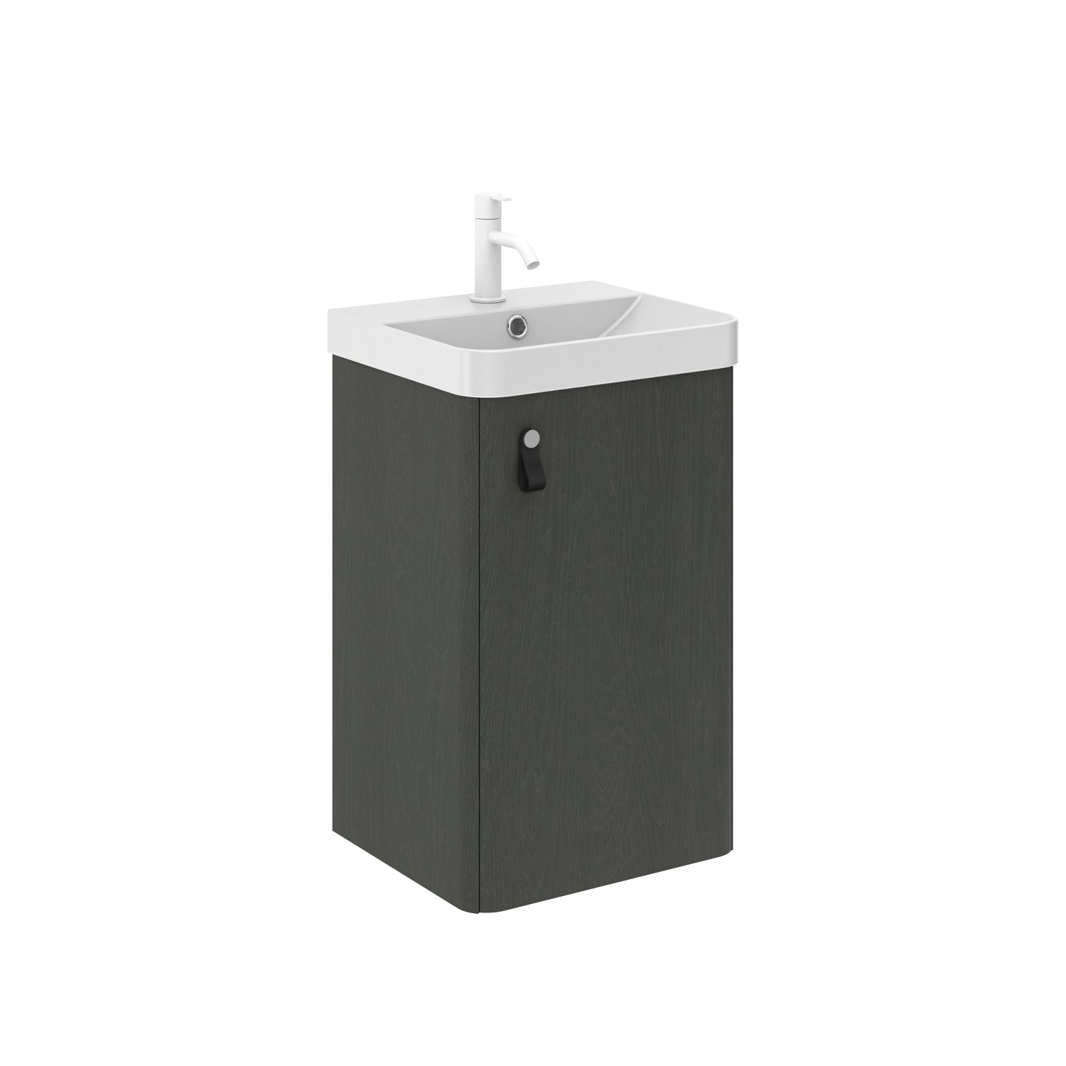 Roca Costa Unik Vanity Unit 1 Door 410mm Nature Grey