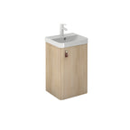 Roca Costa Unik 1 Door Vanity Unit 410mm Nordic Oak