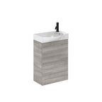 Roca Bosco Unik 1 Door Vanity Unit 400mm Sandy Grey