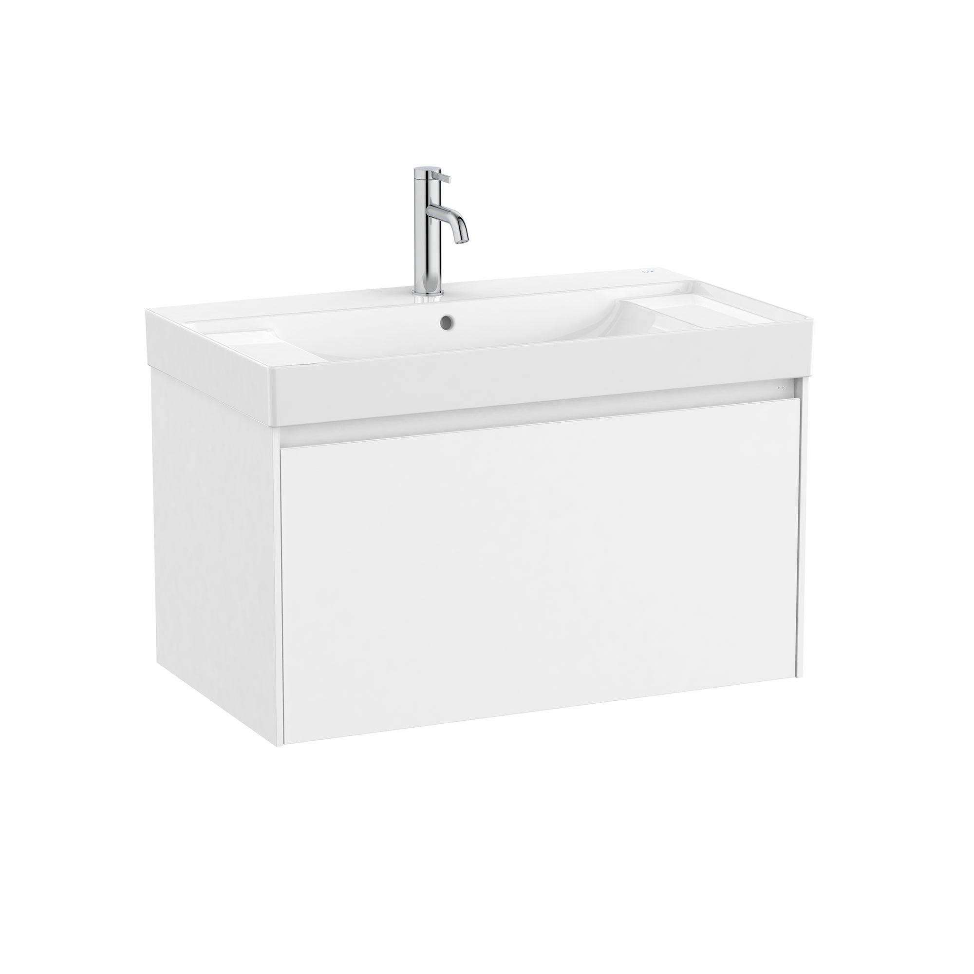 Roca Ona Vanity Unit with 1 Drawer 785(W) x 450(D) x 425(H)mm Matt White