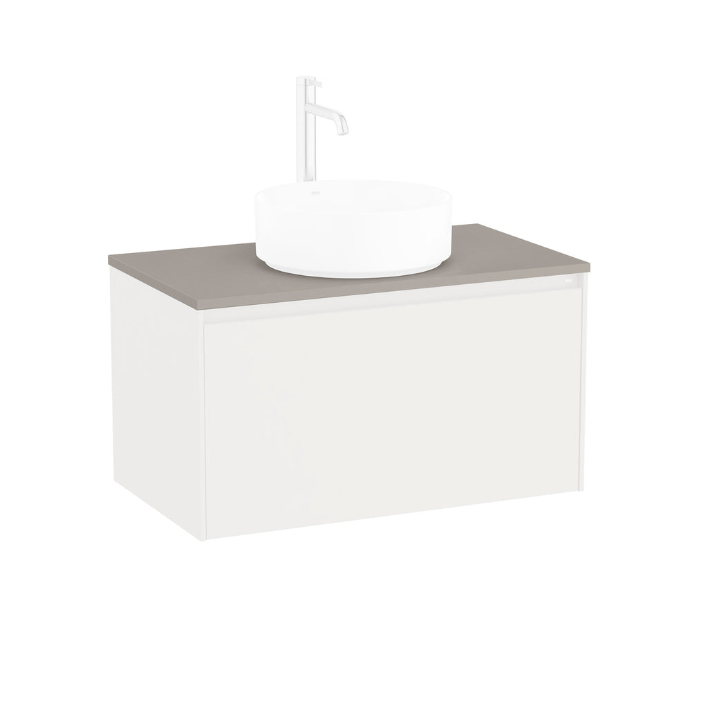 Roca Ona Countertop 790(W) x 453(D) x 18(H)mm Matt Grey
