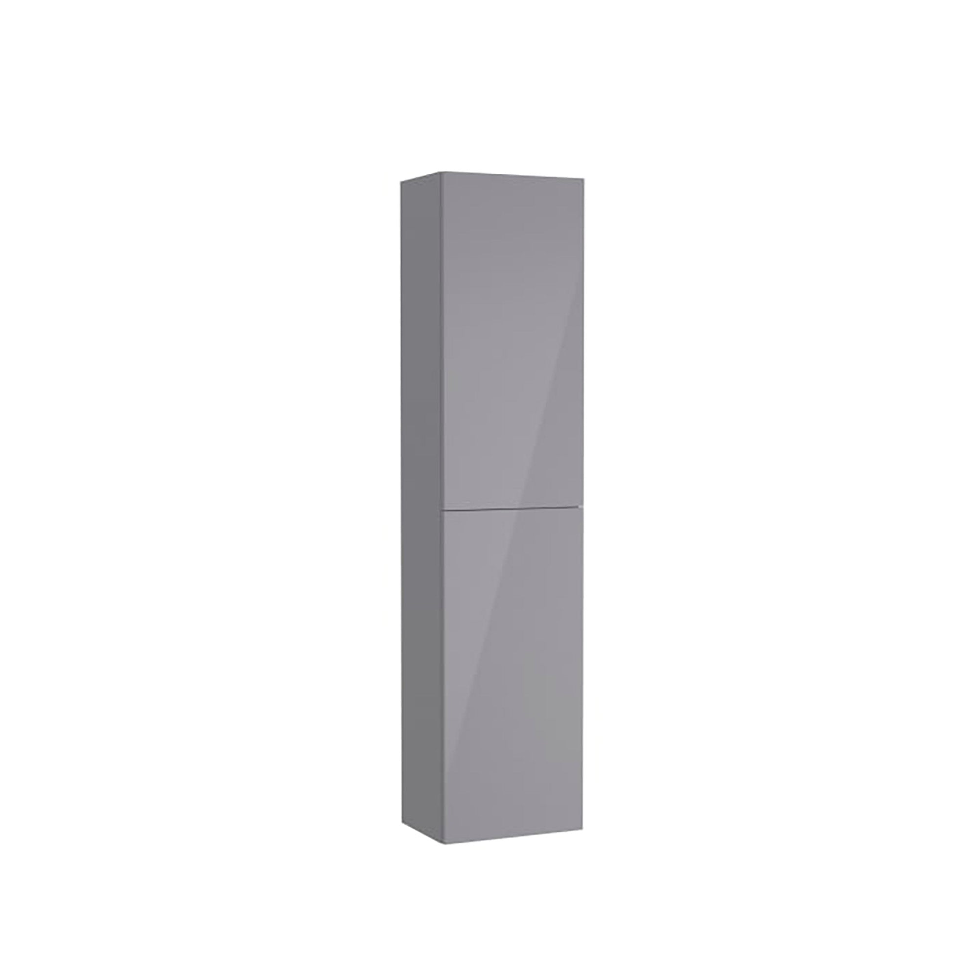 Roca Extra Column Unit with 2 Doors 350(W) x 250(D) x 1500(H)mm Gloss Grey