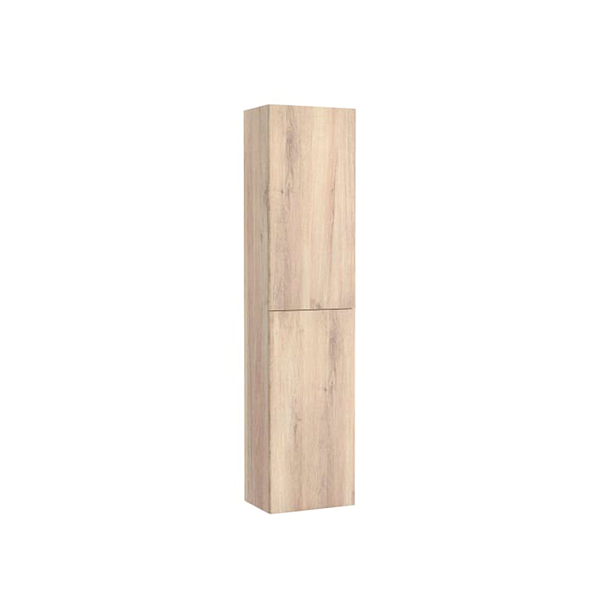Roca Extra Column Unit with 2 Doors 350(W) x 250(D) x 1500(H)mm Beige Wood