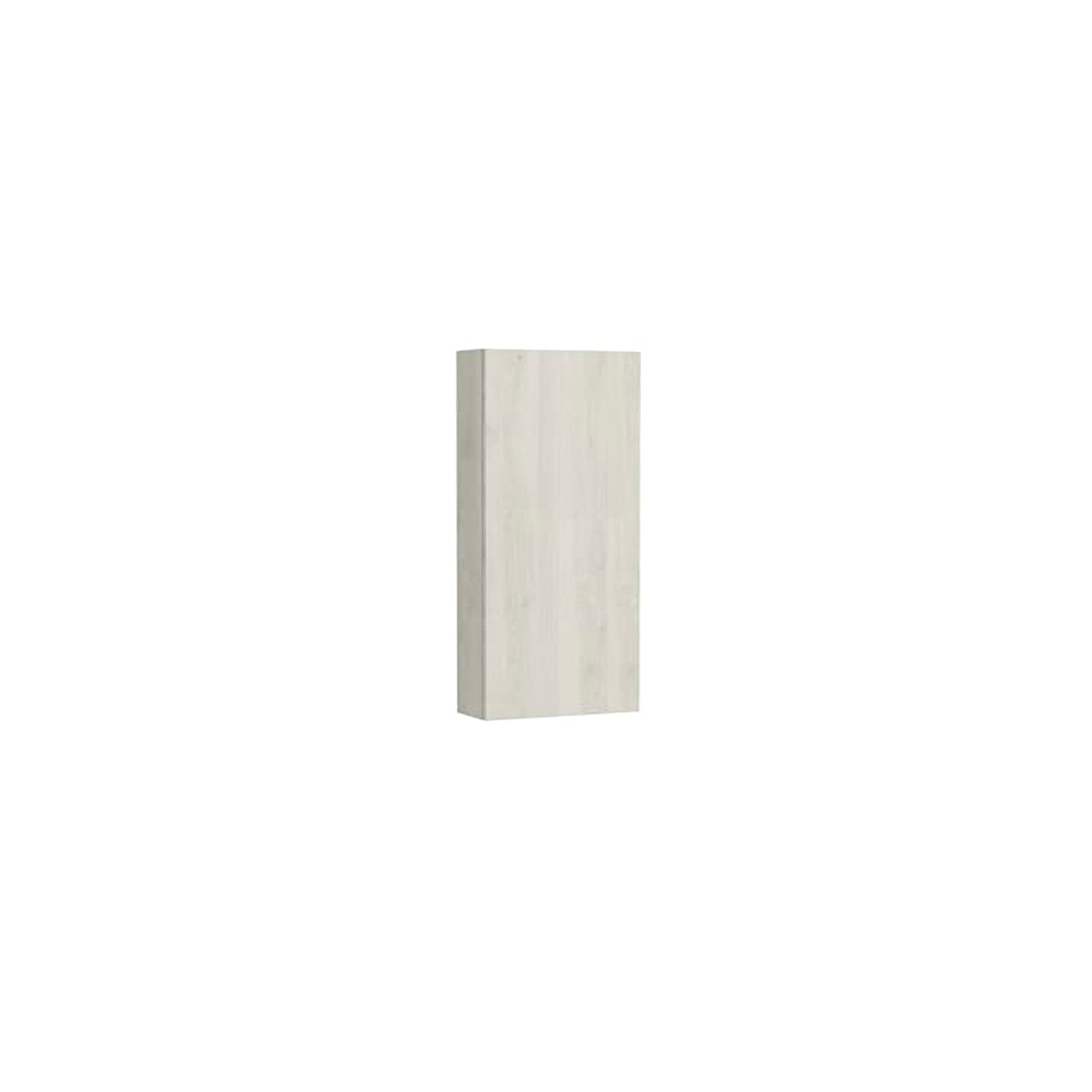 Roca Extra Top Unit with 1 Door 350(W) x 150(D) x 750(H)mm White Wood