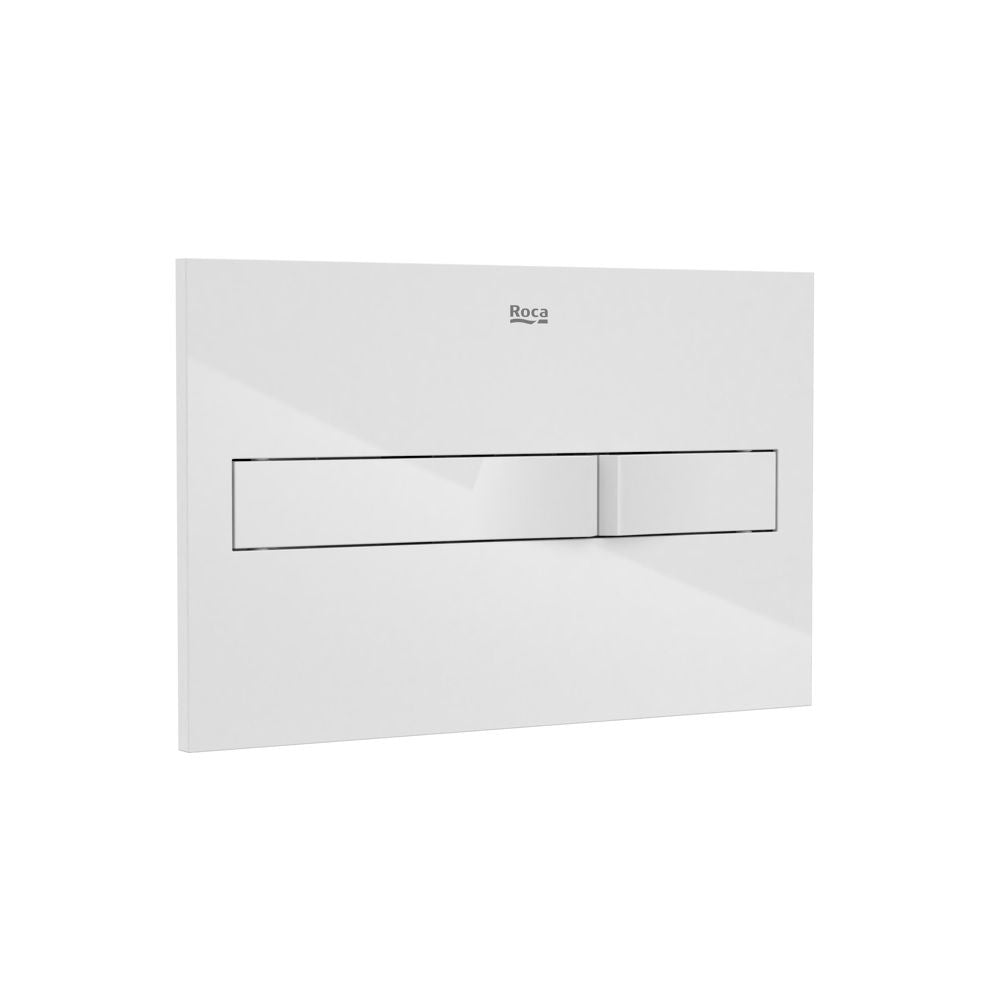 Roca PL2 Dual Flush Operating Panel White