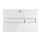 Roca Duplo One Pl7 Dual Flush Glass White