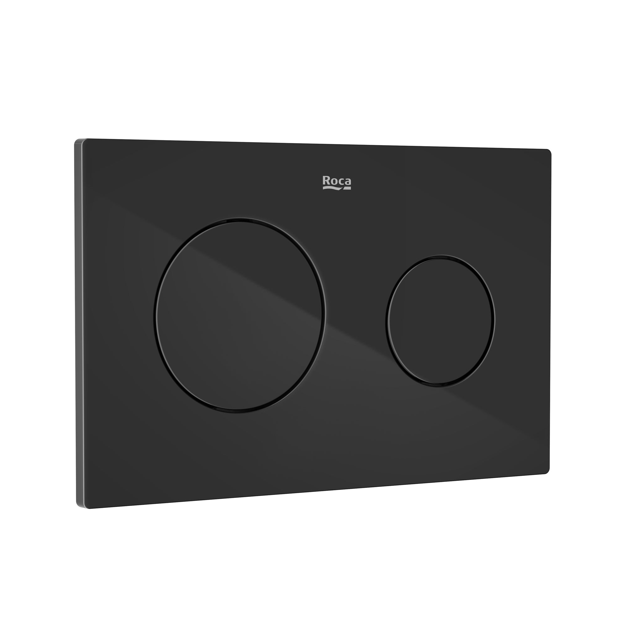 Roca Duplo One Pl10 Dual Flush Titanium Black