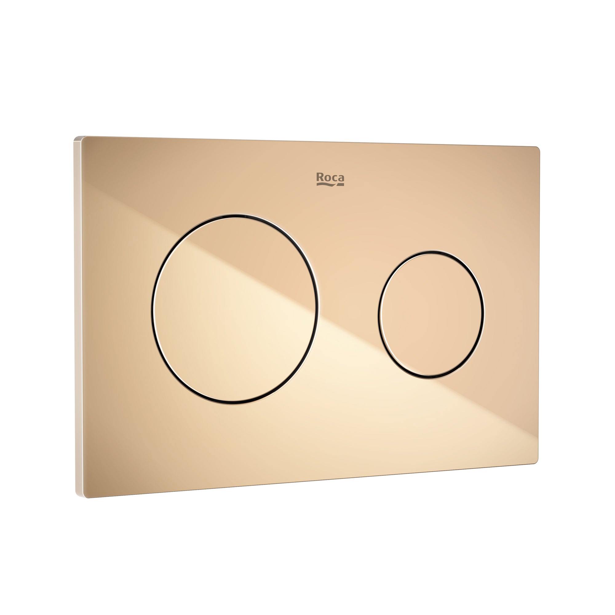 Roca Duplo One Pl10 Dual Flush Rose Gold