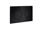Roca Duplo One PL10 Dual flush plate for concealed cistern Matt Black