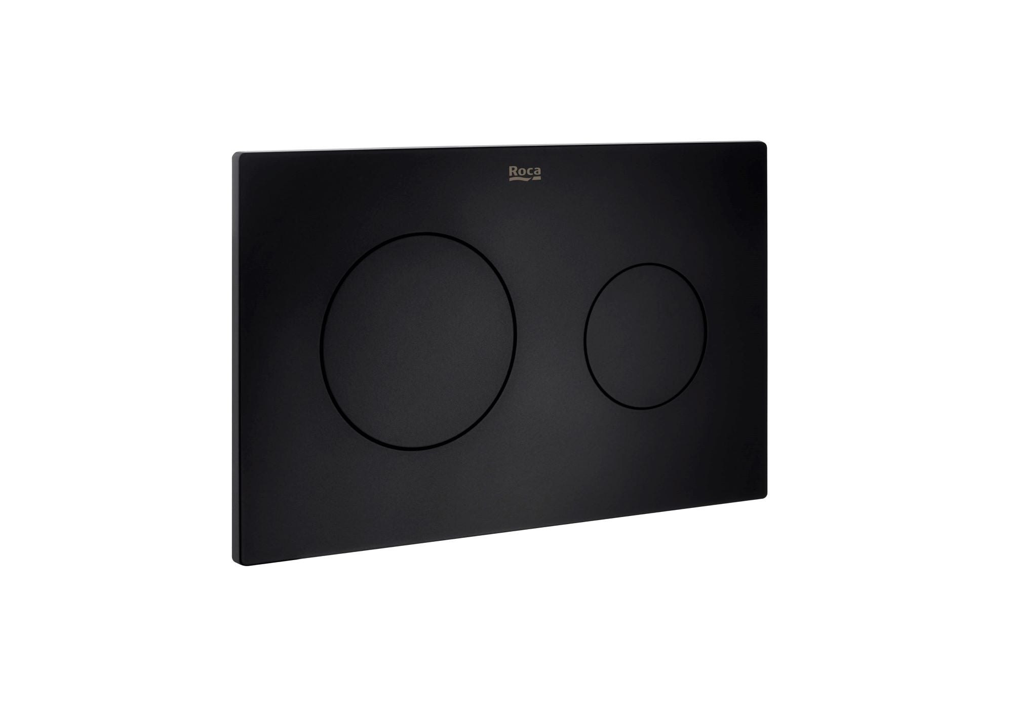 Roca Duplo One PL10 Dual flush plate for concealed cistern Matt Black