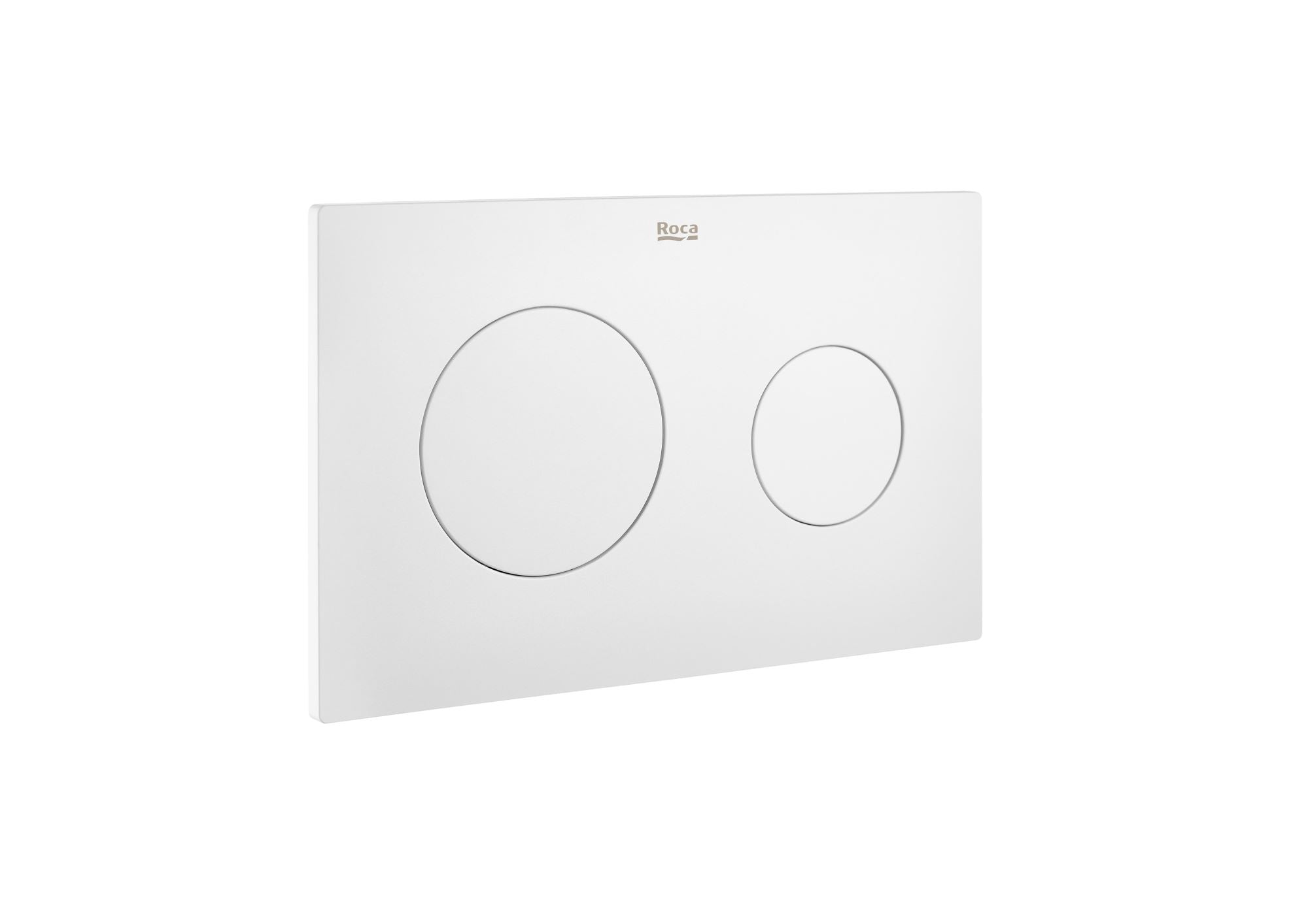 Roca Duplo One Pl10 Dual Flush Matt White