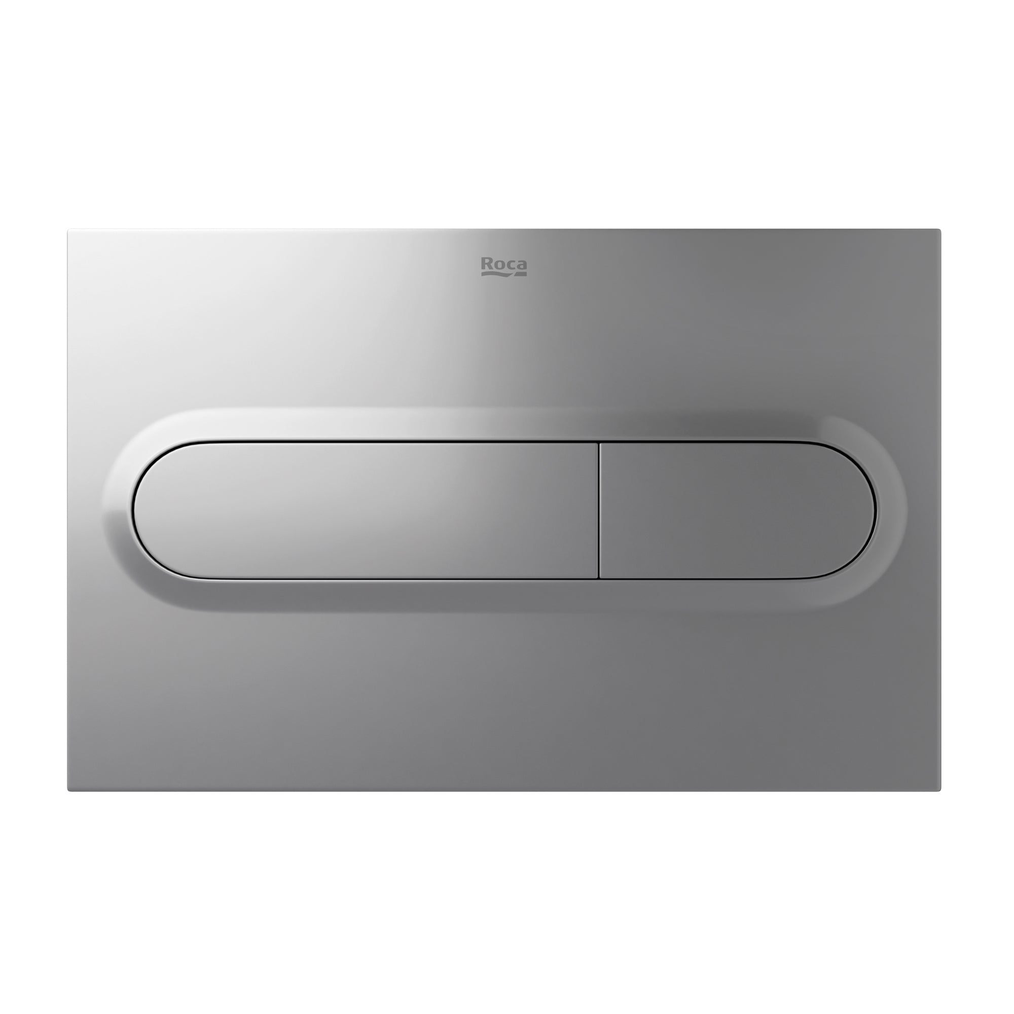 Roca Duplo One PL1 Dual Flush Grey Laquer