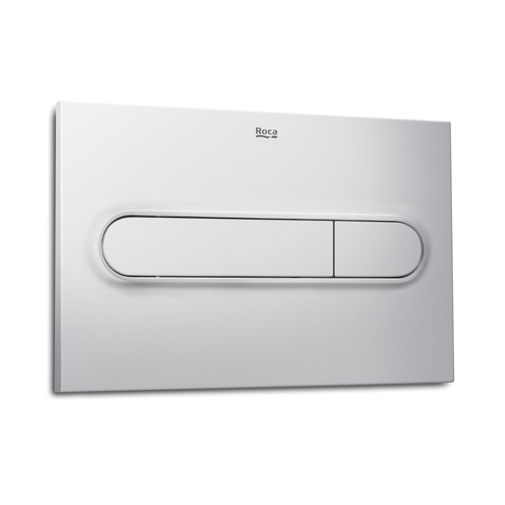Roca Duplo One PL1 Dual Flush Grey Laquer