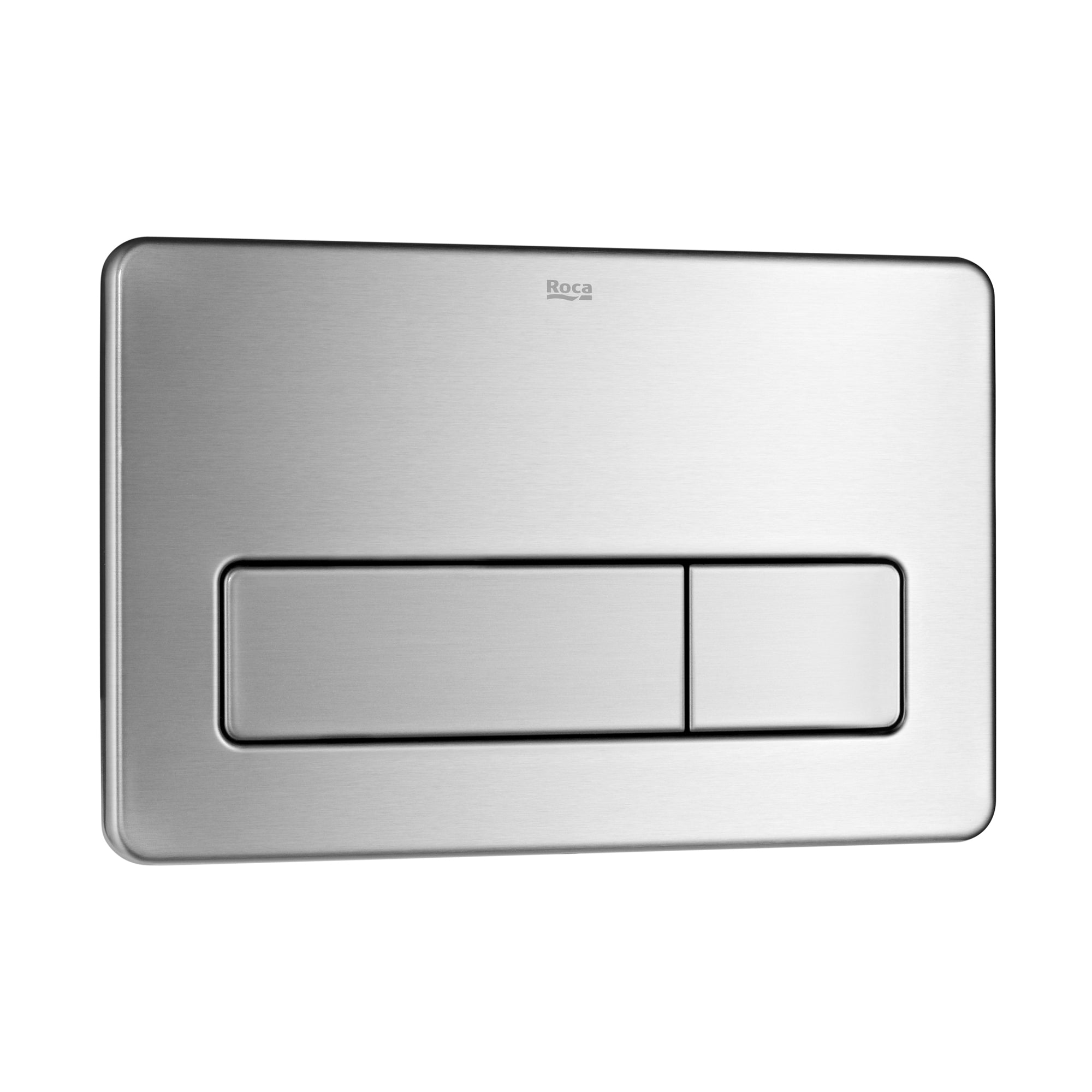 Roca Duplo One Pl3 Dual Flush Pro Stn Stl