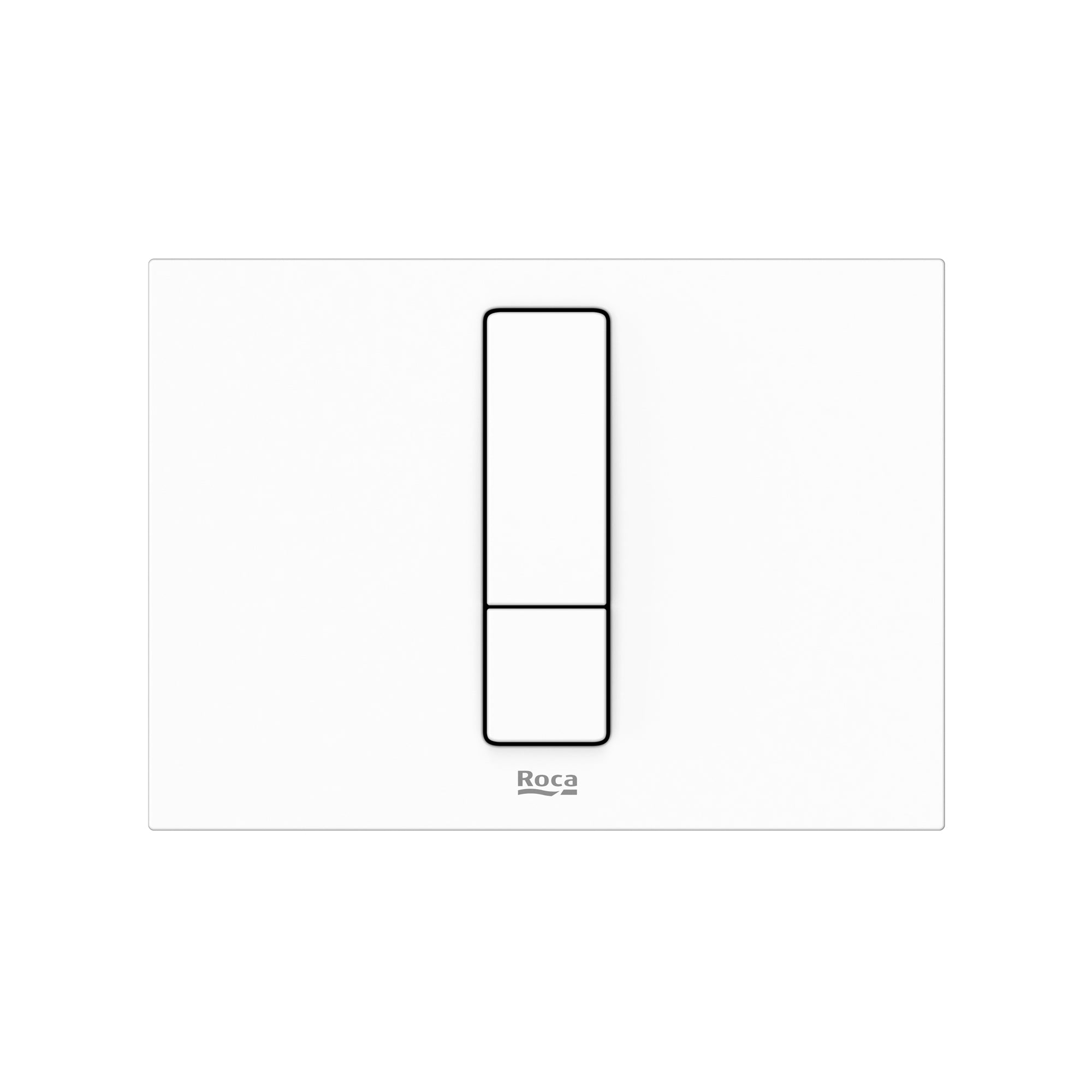 Roca Duplo S Flush Plate Ps4 Matt White