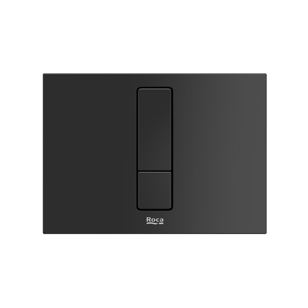 Roca Duplo S Flush Plate Ps4 Titanium Black