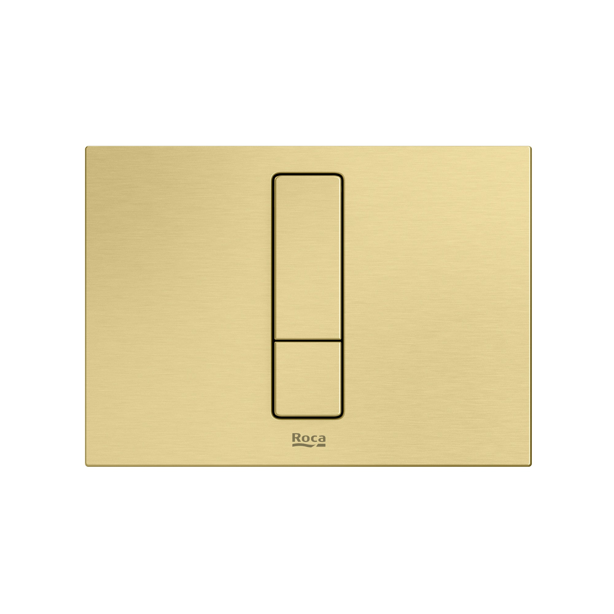 Roca Duplo S Flush Plate Ps4 Brushed Brass