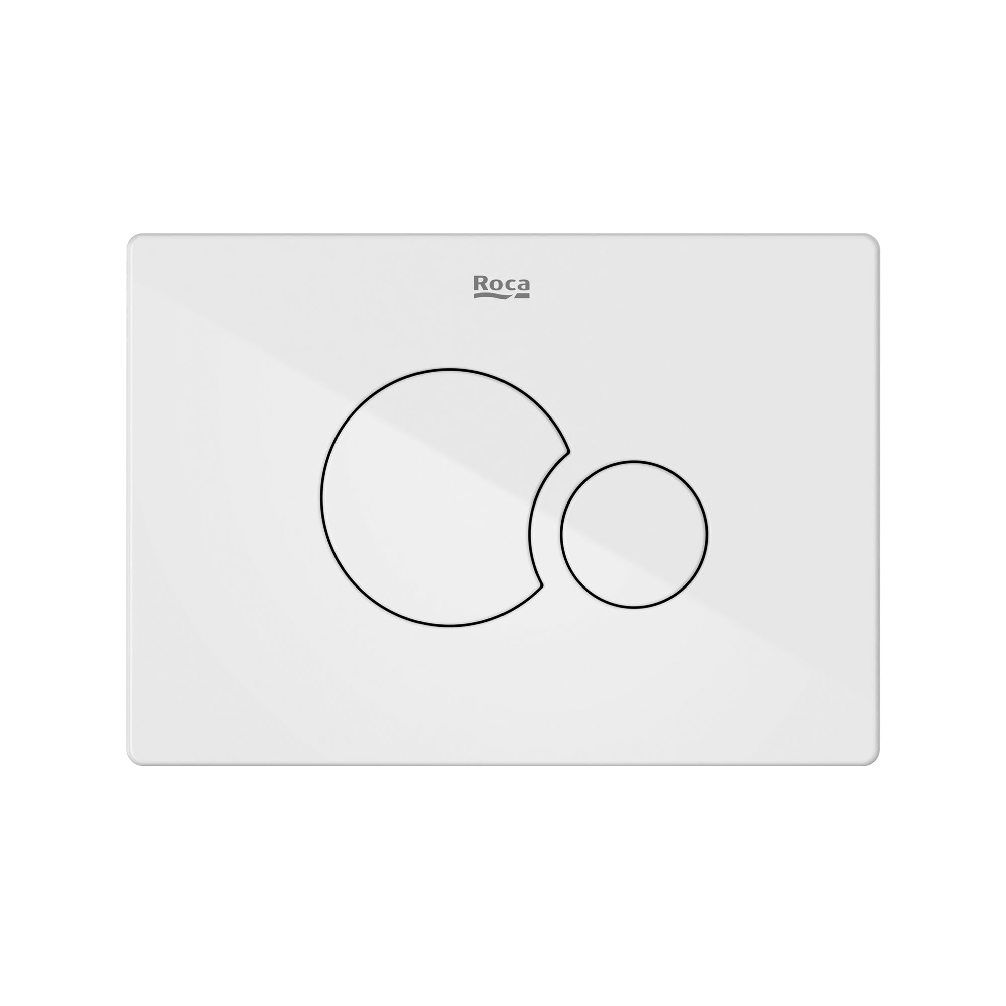 Roca Duplo S Flush Plate Ps5 White