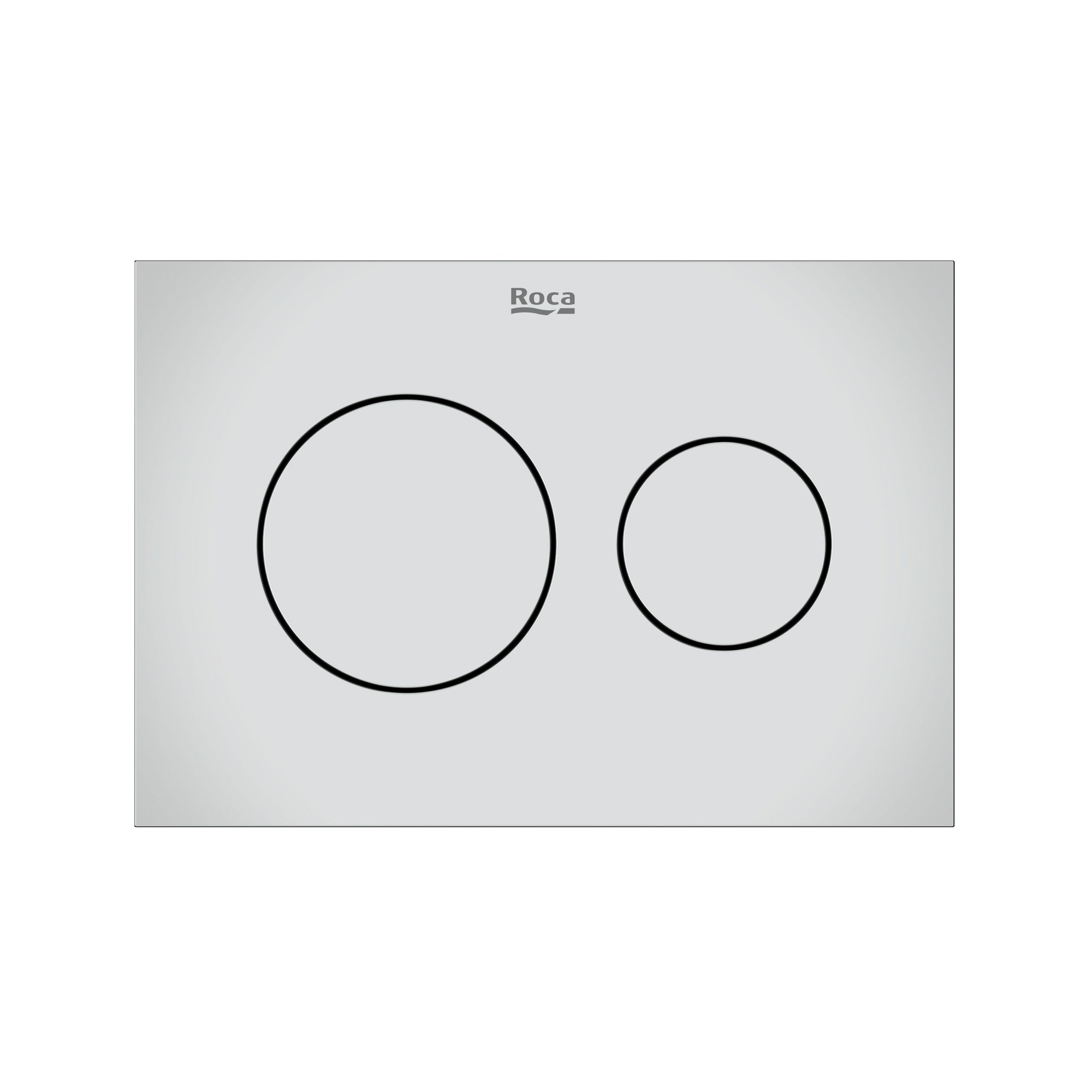 Roca Duplo S Flush Plate Ps3 Chrome