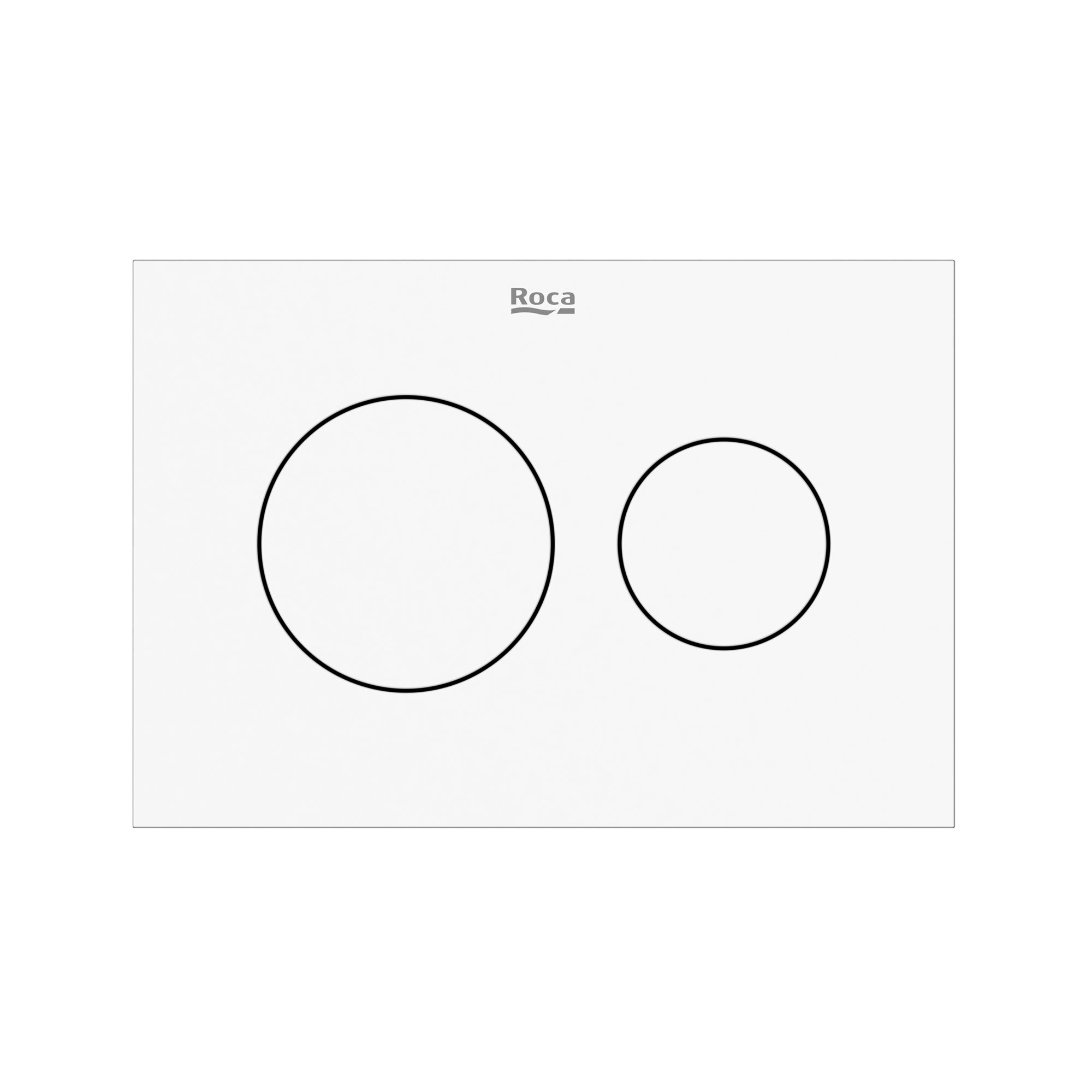Roca Duplo S Flush Plate Ps3 Matt White