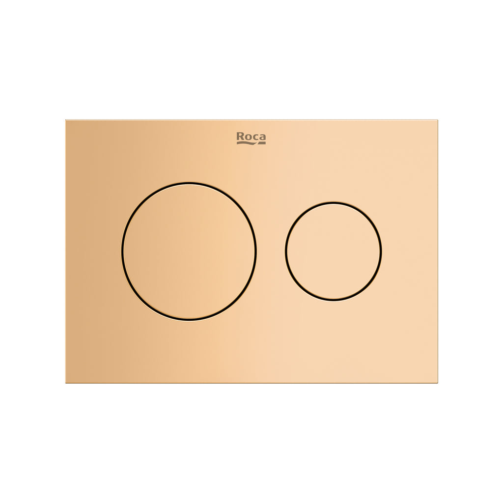 Roca Duplo S Flush Plate Ps3 Rose Gold