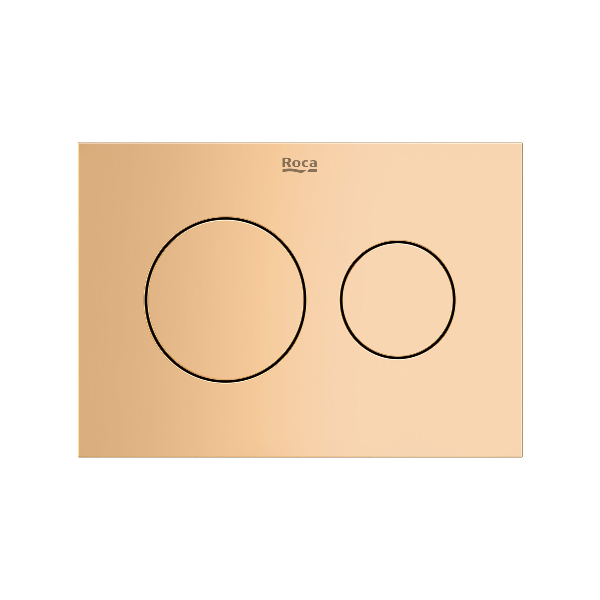 Roca Duplo S Flush Plate Ps3 Rose Gold
