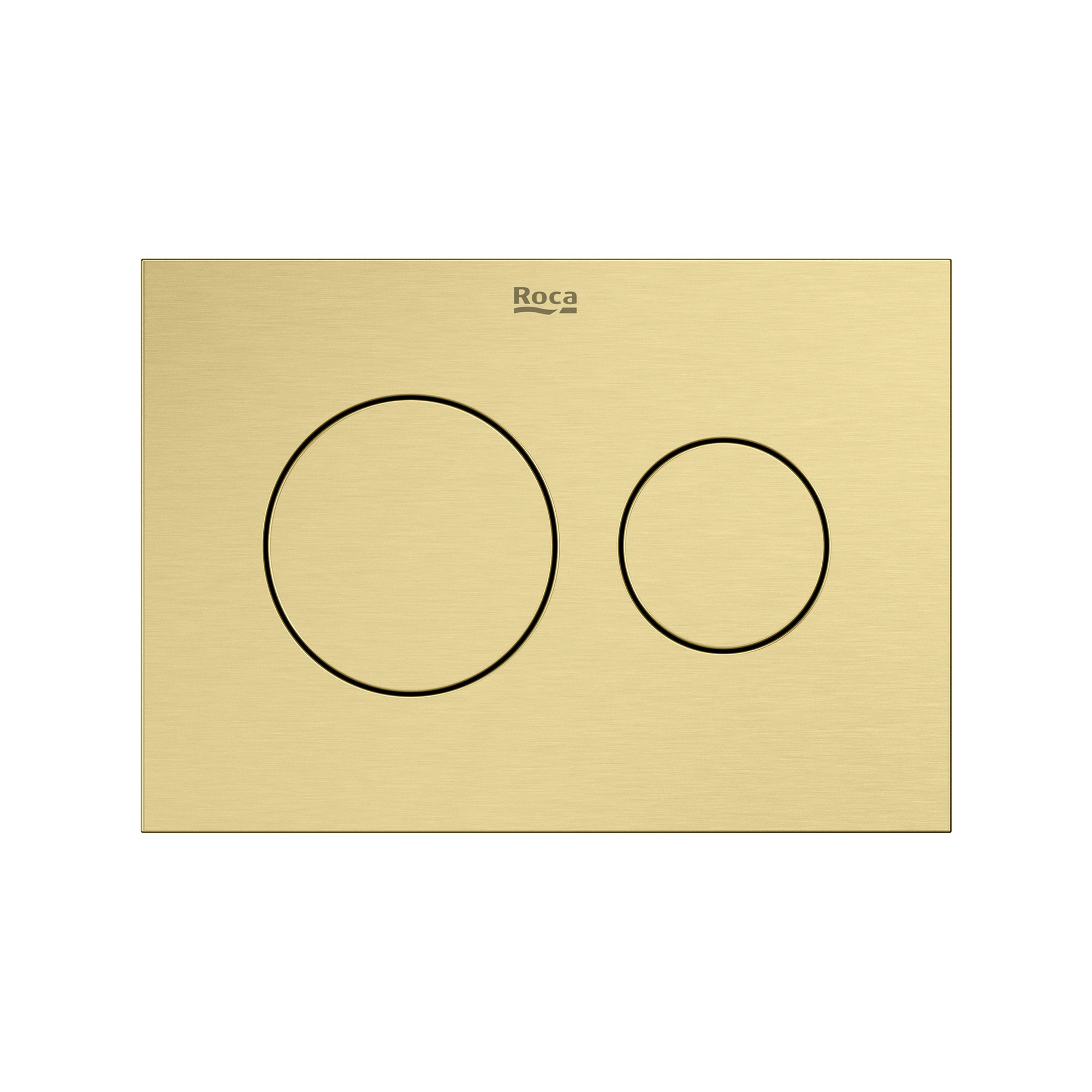Roca Duplo S Flush Plate Ps3 Brushed Brass
