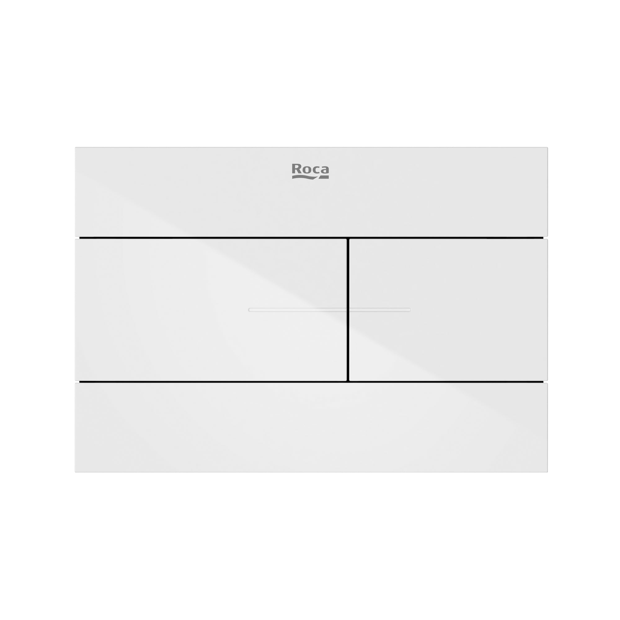 Roca Duplo S Flush Plate Ps2 White