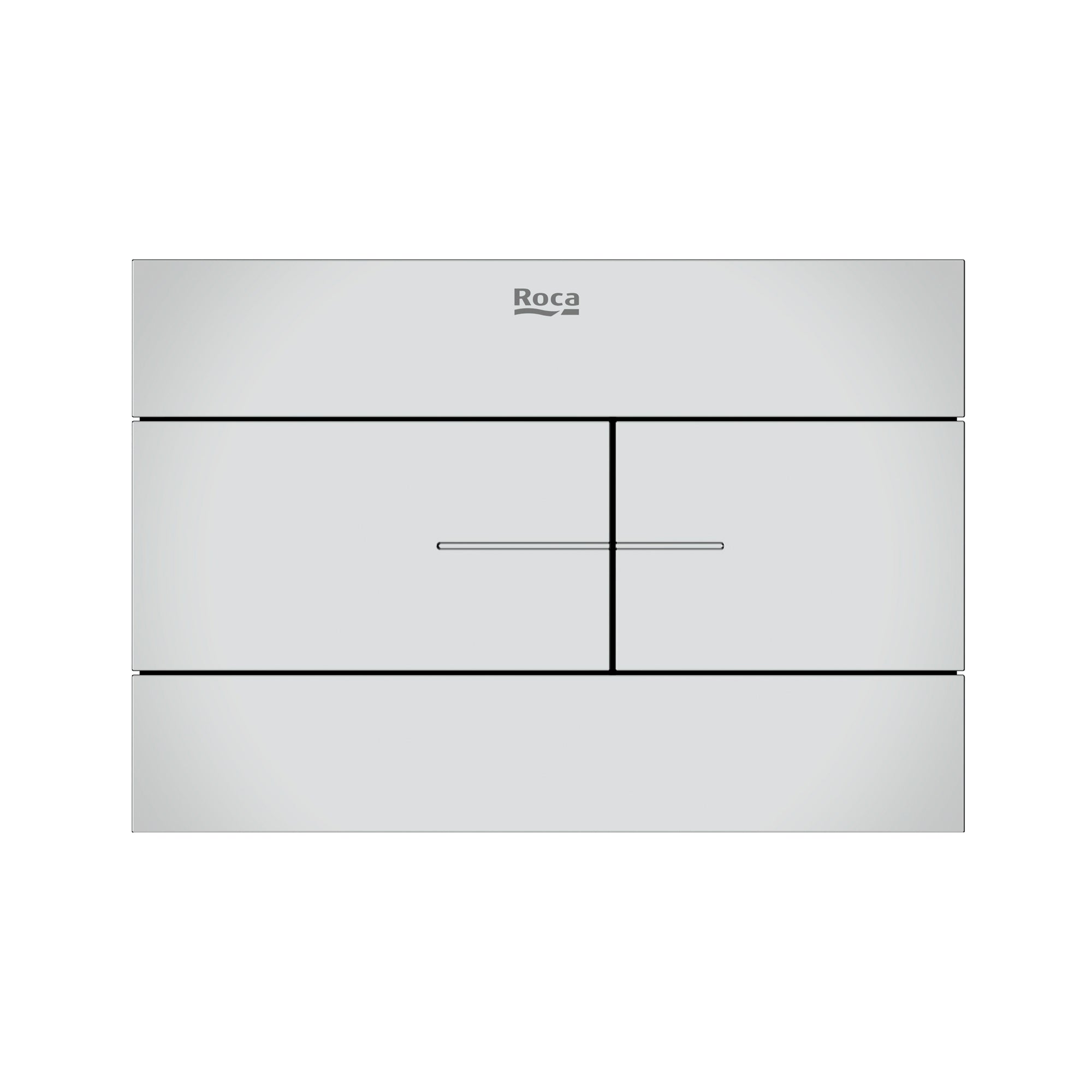 Roca Duplo S Flush Plate Ps2 Chrome