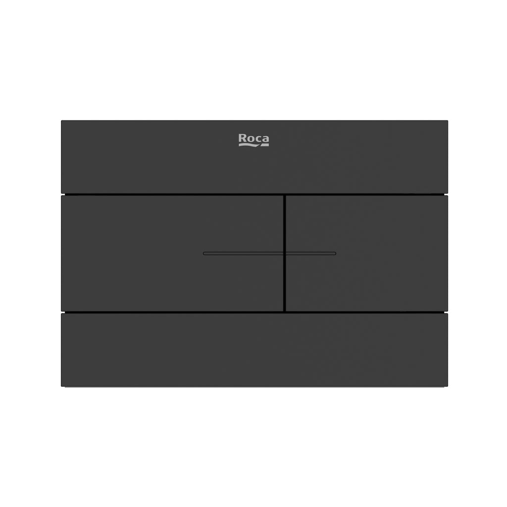 Roca Duplo S Flush Plate Ps2 Matt Black