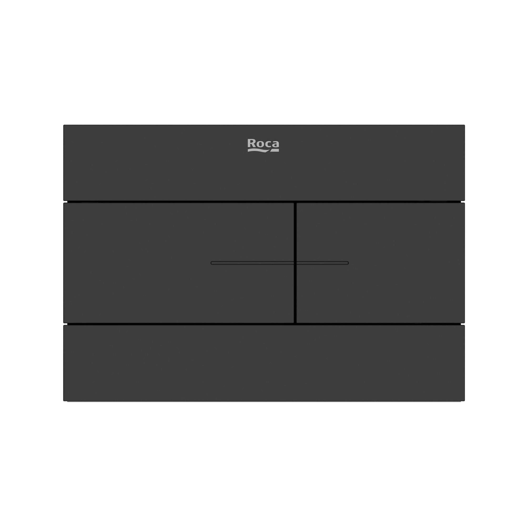 Roca Duplo S Flush Plate Ps2 Matt Black