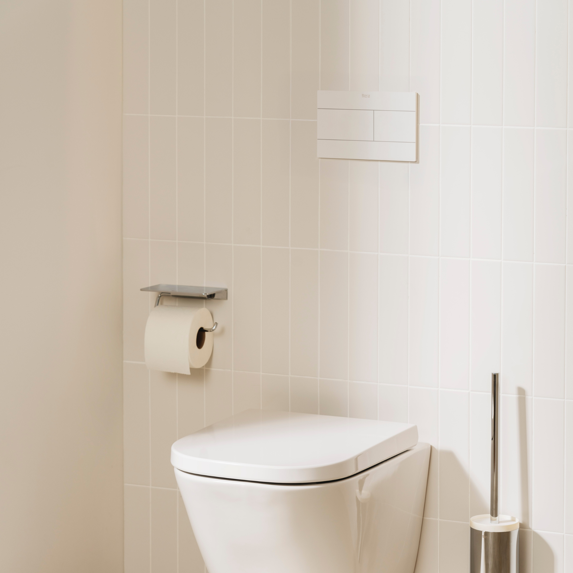Roca Duplo S Flush Plate Ps2 Matt Black