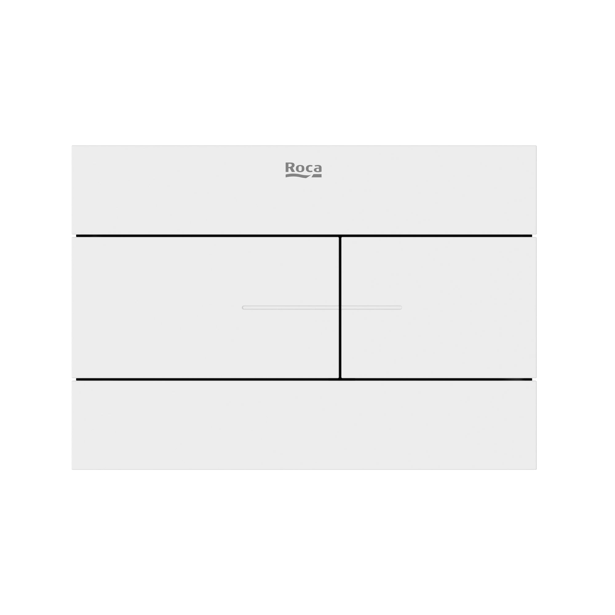 Roca Duplo S Flush Plate Ps2 Matt White