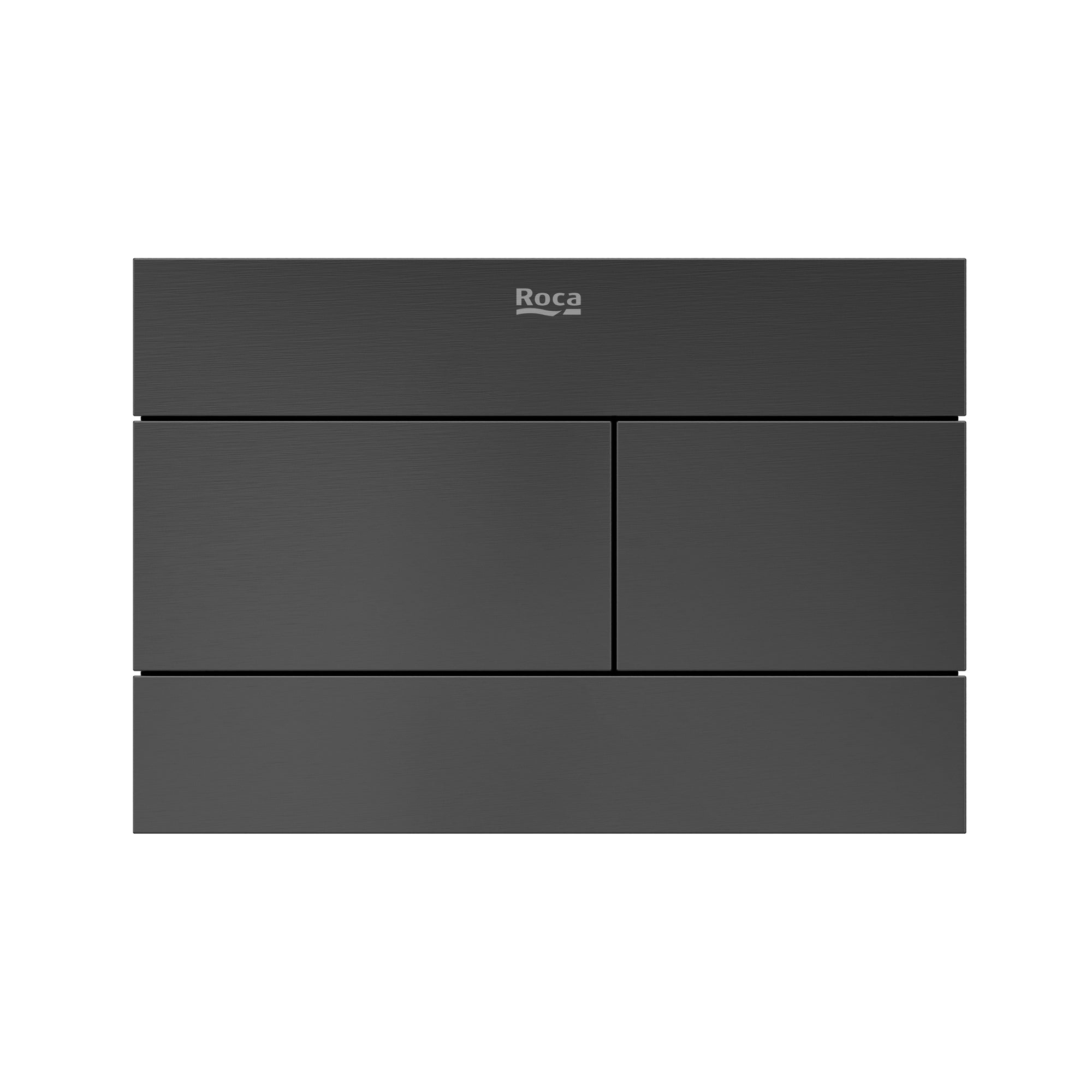 Roca Duplo S Flush Plate Ps2 Brushed Titanium Black