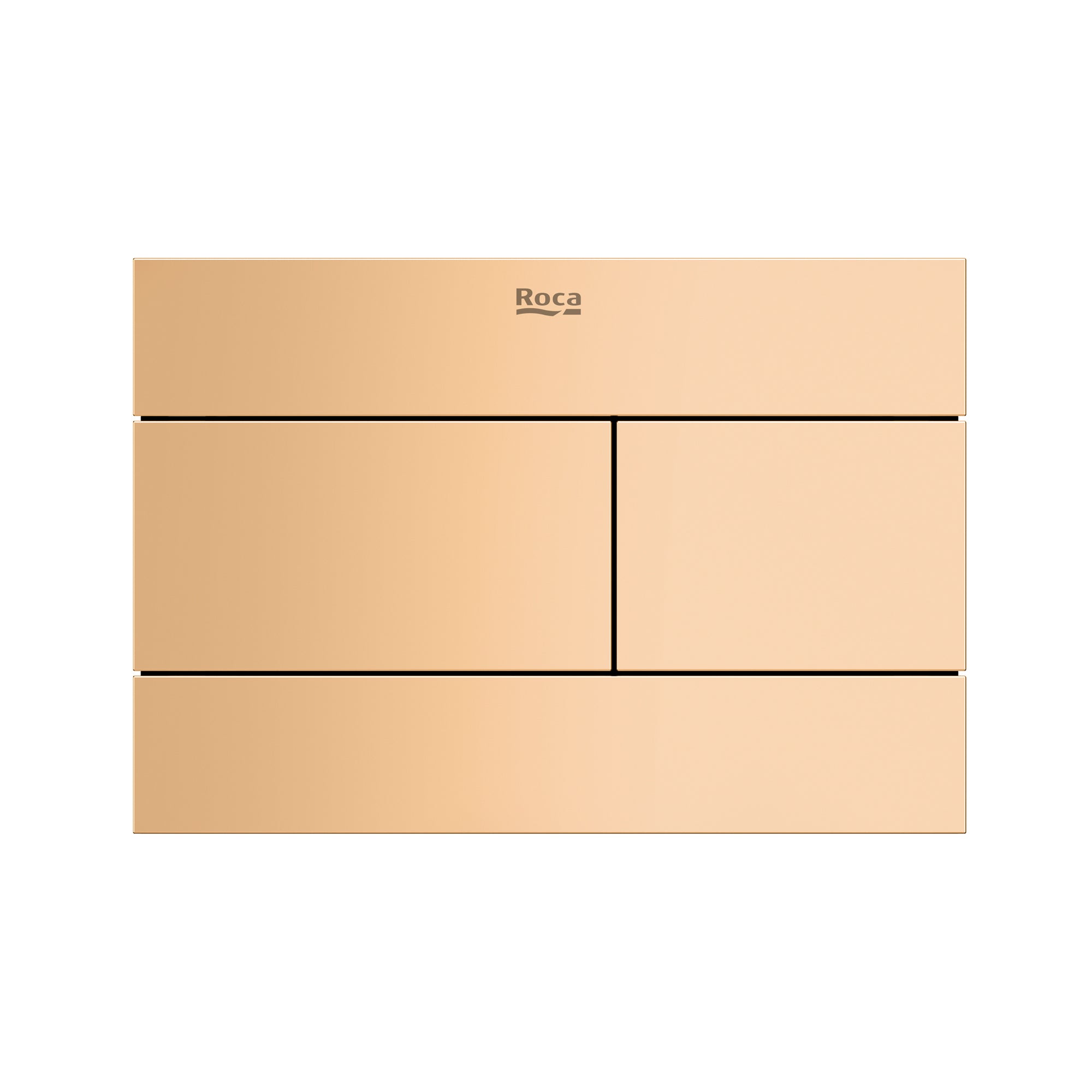 Roca Duplo S Flush Plate Ps2 Rose Gold